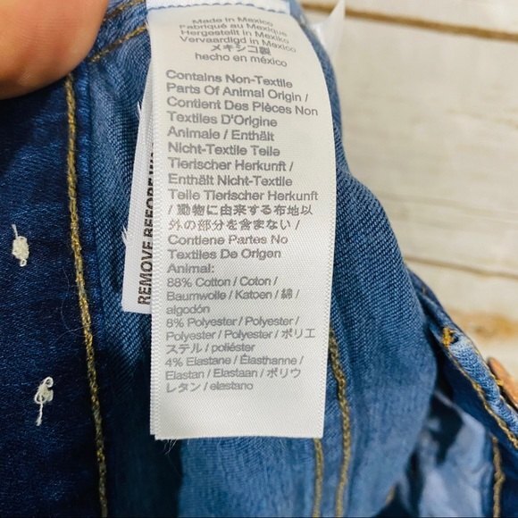 Madewell women's blue high-rise skinny jeans size 23 - Picture 7 of 7